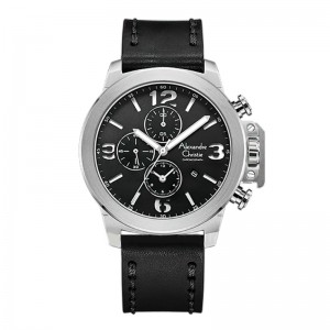 Alexandre Christie AC 6280 Silver Black New GCLSSBASL